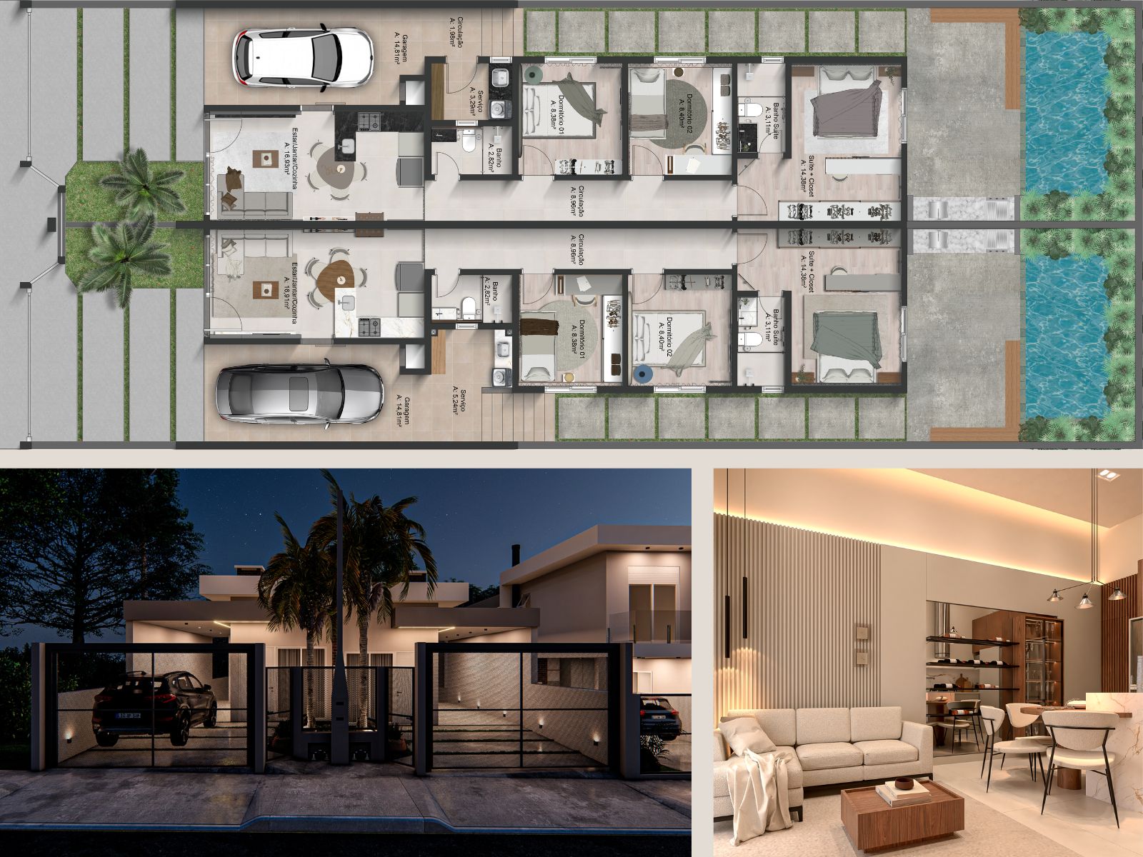 Planta humanizada — Casas